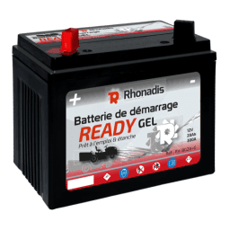 Batterie 12V 28Ah U1R-9 — borne + à droite
