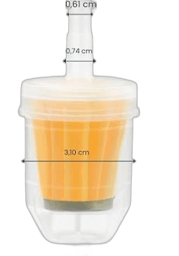 Filtre essence tracteur tondeuse universel